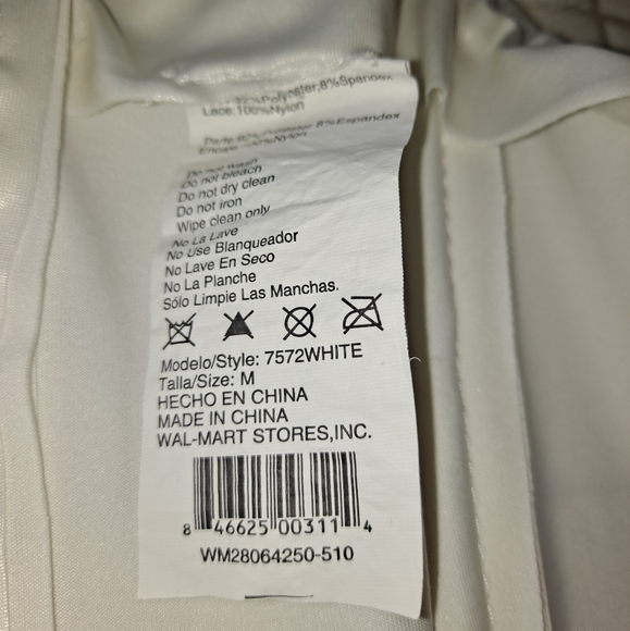 White lace short sleeve corset lace up high low lingerie top y2k shirt - Picture 11 of 14